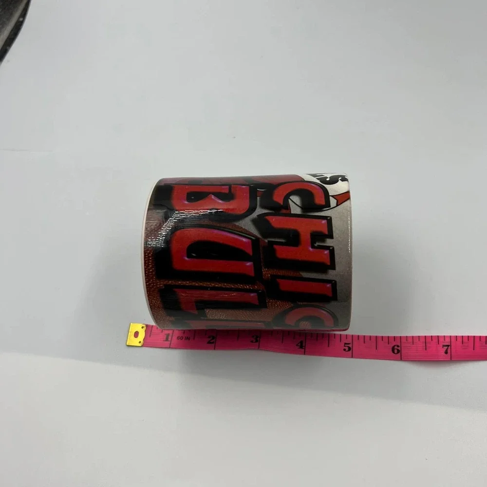 Vintage Chicago‎ Bulls Ceramic Coffee Cup Mug NBA 90's National Basketball